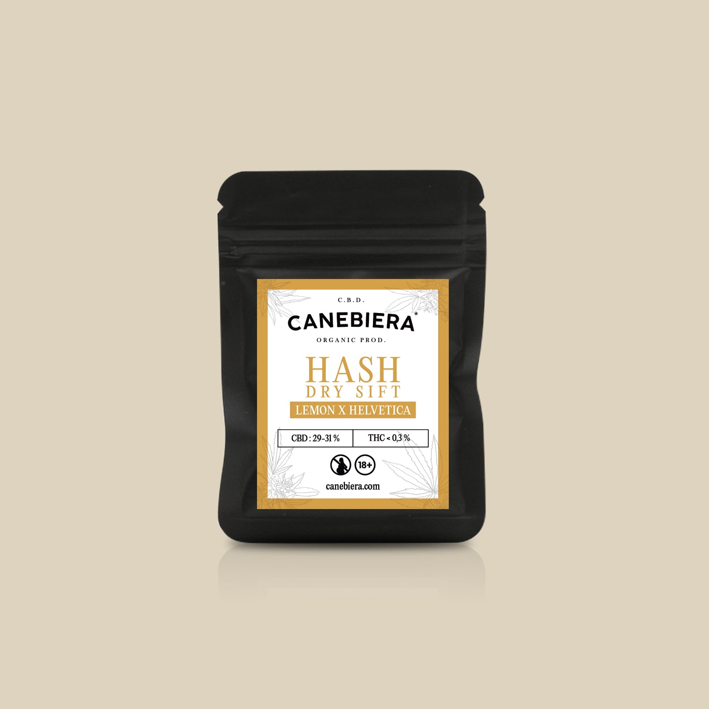 Hash CBD Lemon x Helvetica