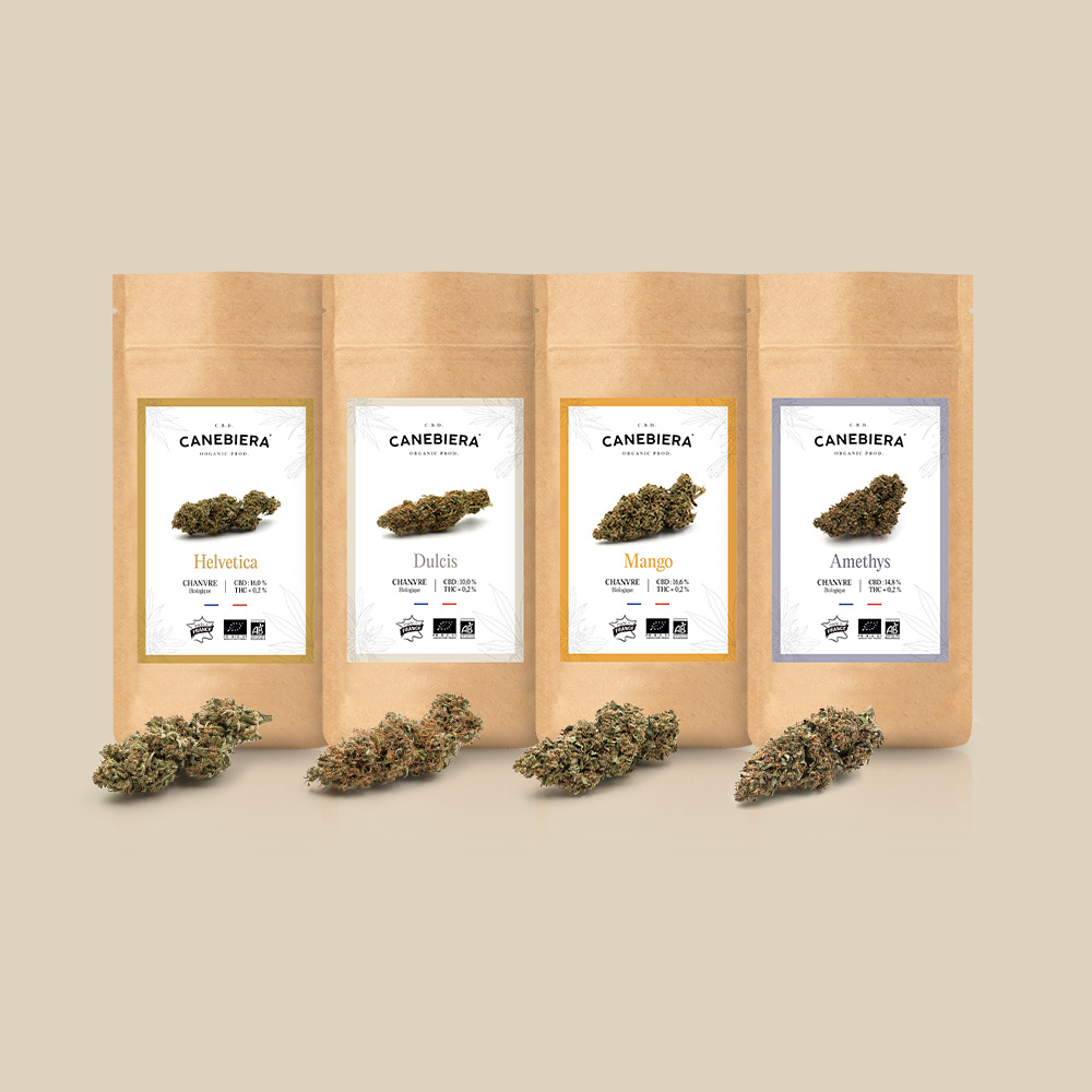 Pack Découverte n°2 de Fleurs CBD Bio Premium Canebiera