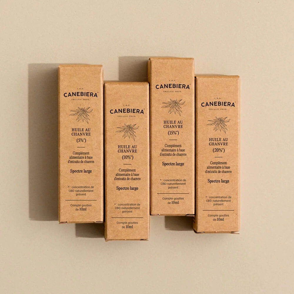 Huile CBD 20% Complément Alimentaire, Spectre Large