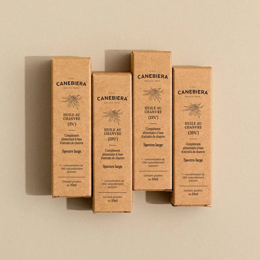 Huile CBD 10% Complément Alimentaire, Spectre Large